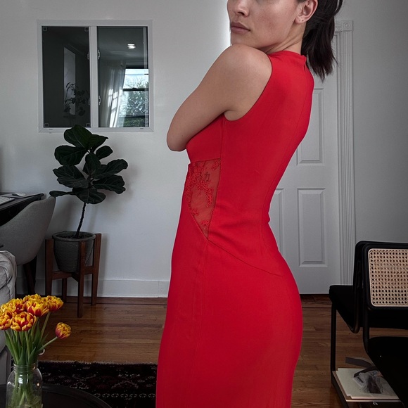 Roberto Cavalli Vintage Red Gown - Picture 7 of 10